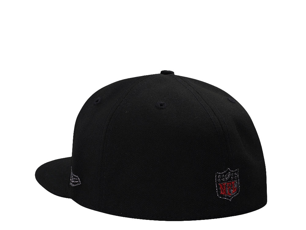 New Era Atlanta Falcons 50th Anniversary Black Prime Edition 59Fifty Fitted Casquette