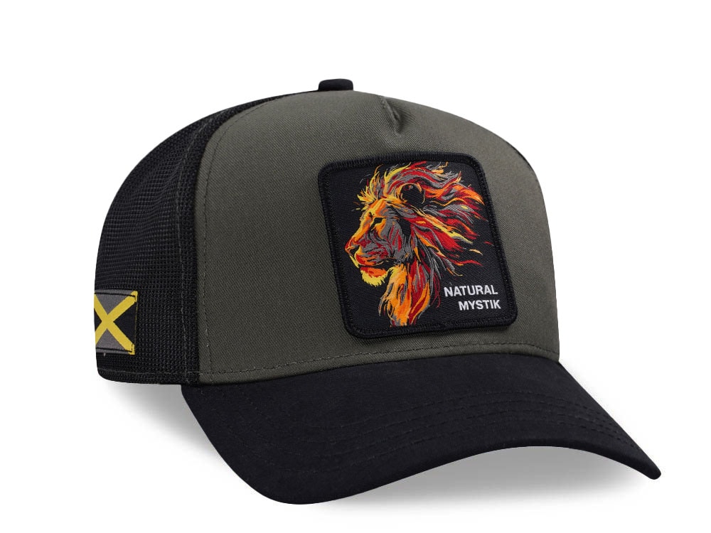 Capslab Natrual Mystik Lion Trucker Snapback Casquette