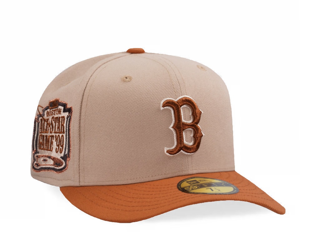 New Era Boston Red Sox All Star Game 1999 Pumpkin Spice Edition Pre Curved 59Fifty Fitted Casquette