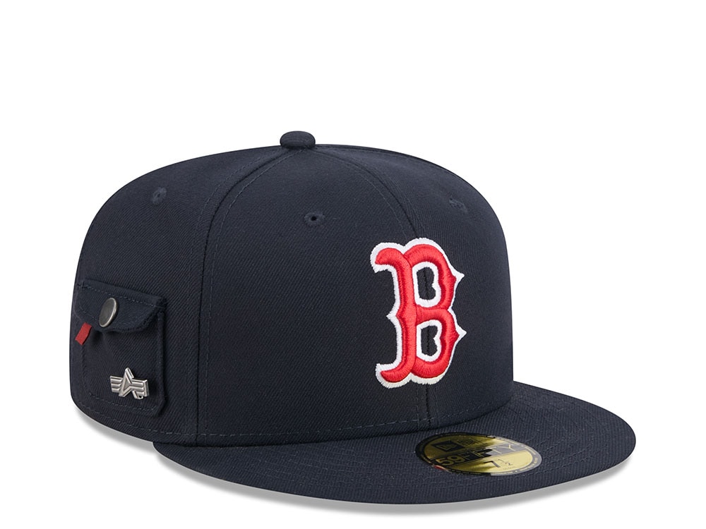 New Era Alpha Industries Boston Red Sox Navy Prime Edition 59Fifty Fitted Casquette