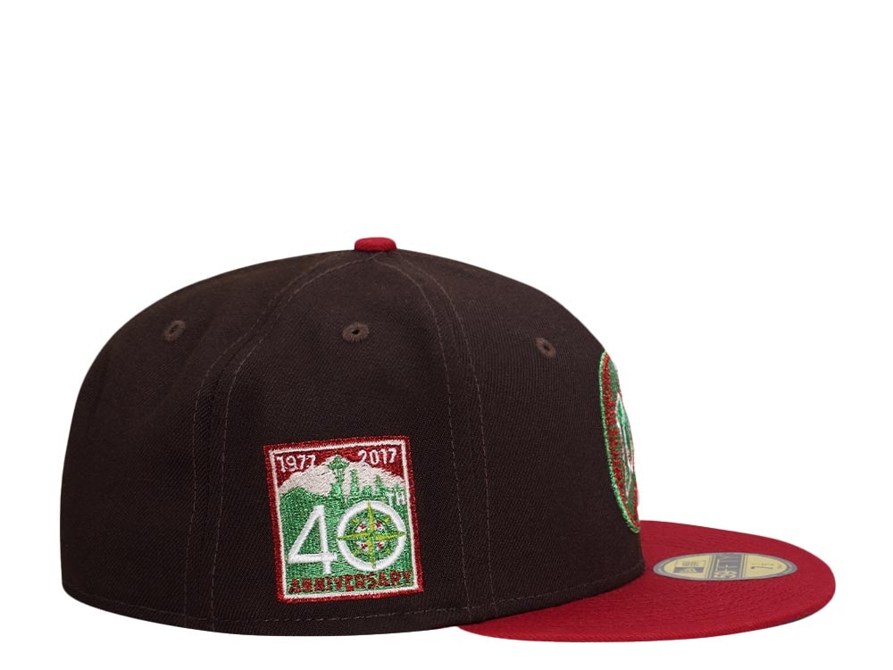 New Era Seattle Mariners 40th Anniversary Finest Metallic Two Tone Edition 59Fifty Fitted Casquette