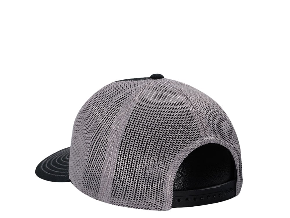 John Deere Quality Farm Vitnage Charcoal Trucker Snapback Casquette