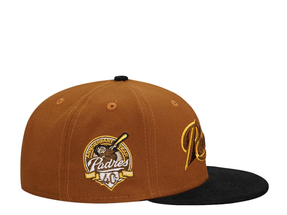 New Era San Diego Padres 40th Anniversary Cord Brim Two Tone Edition 59Fifty Fitted Casquette