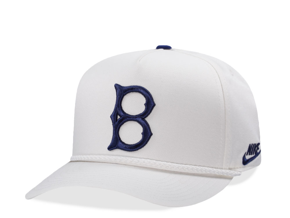 Nike Brooklyn Dodgers Cooperstwon White Edition Snapback Casquette