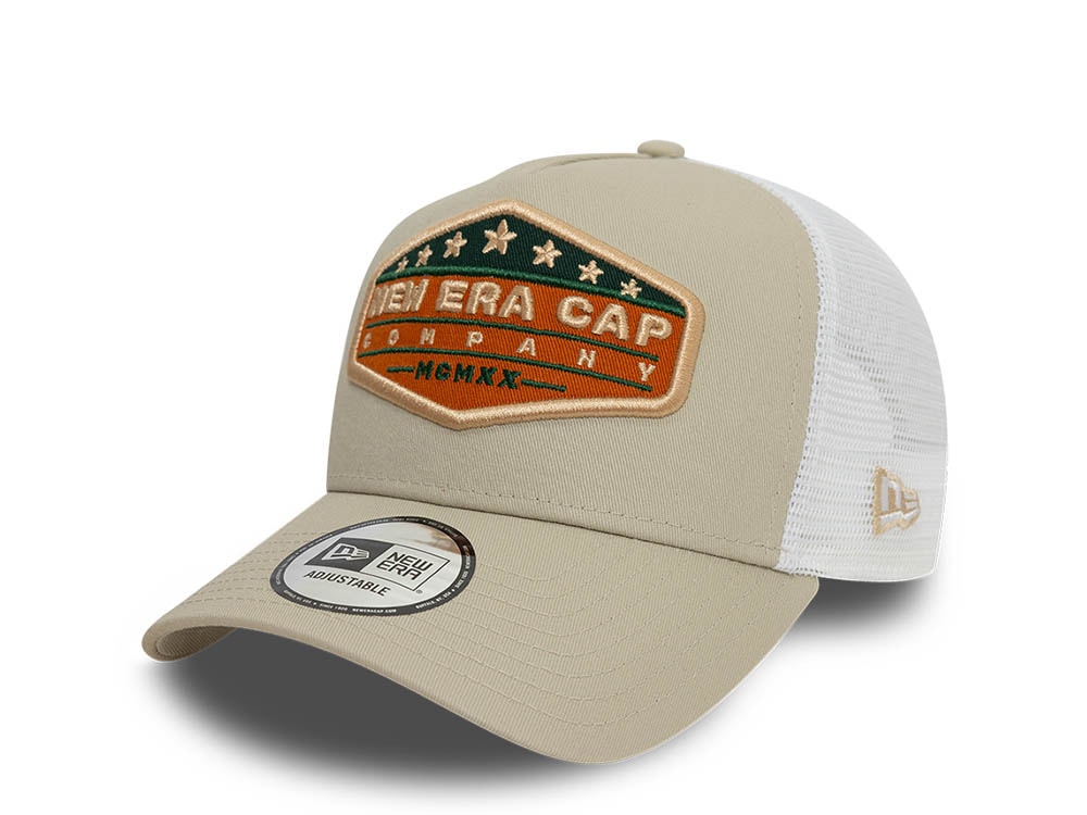 New Era Company Stone Trucker A Frame Snapback Casquette