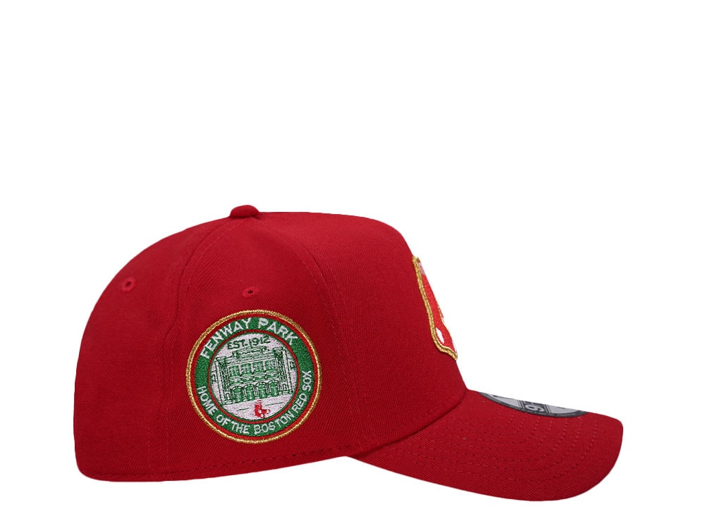 New Era Boston Red Sox Fenway Park Red Prime Edition 9Forty A Frame Snapback Casquette