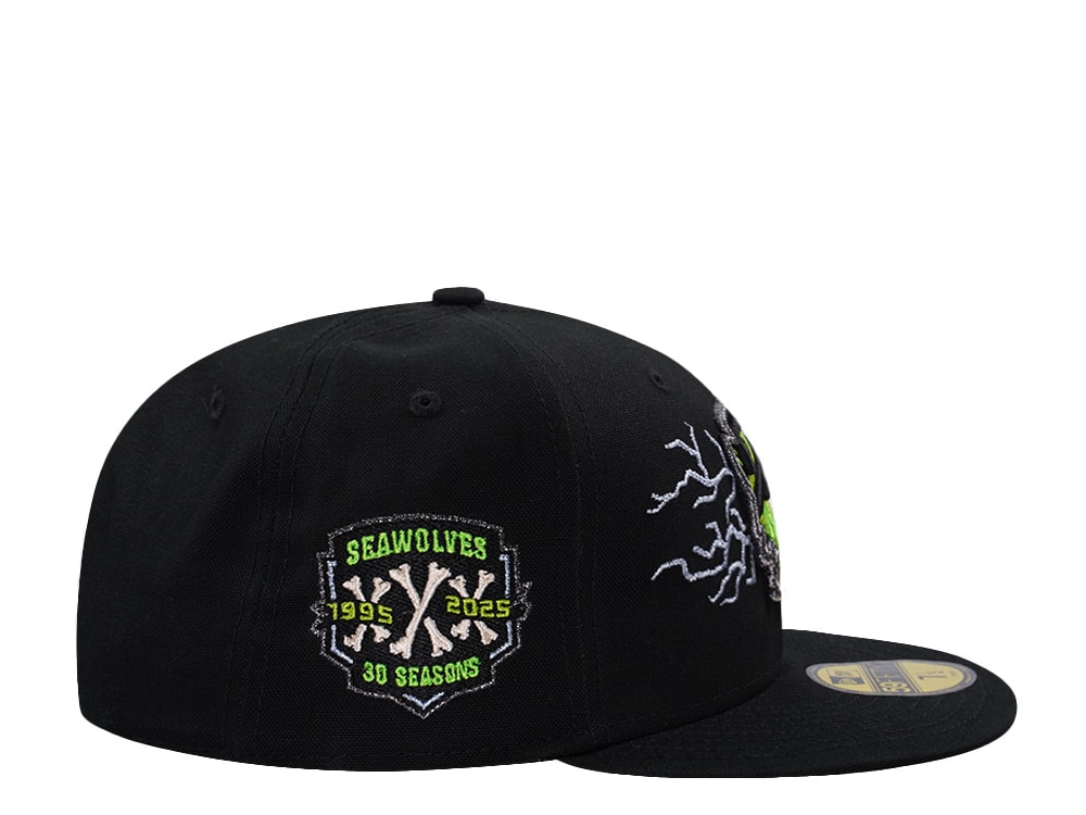 New Era Erie Sea Wolves 30 Seasons Horror Edition 59Fifty Fitted Casquette