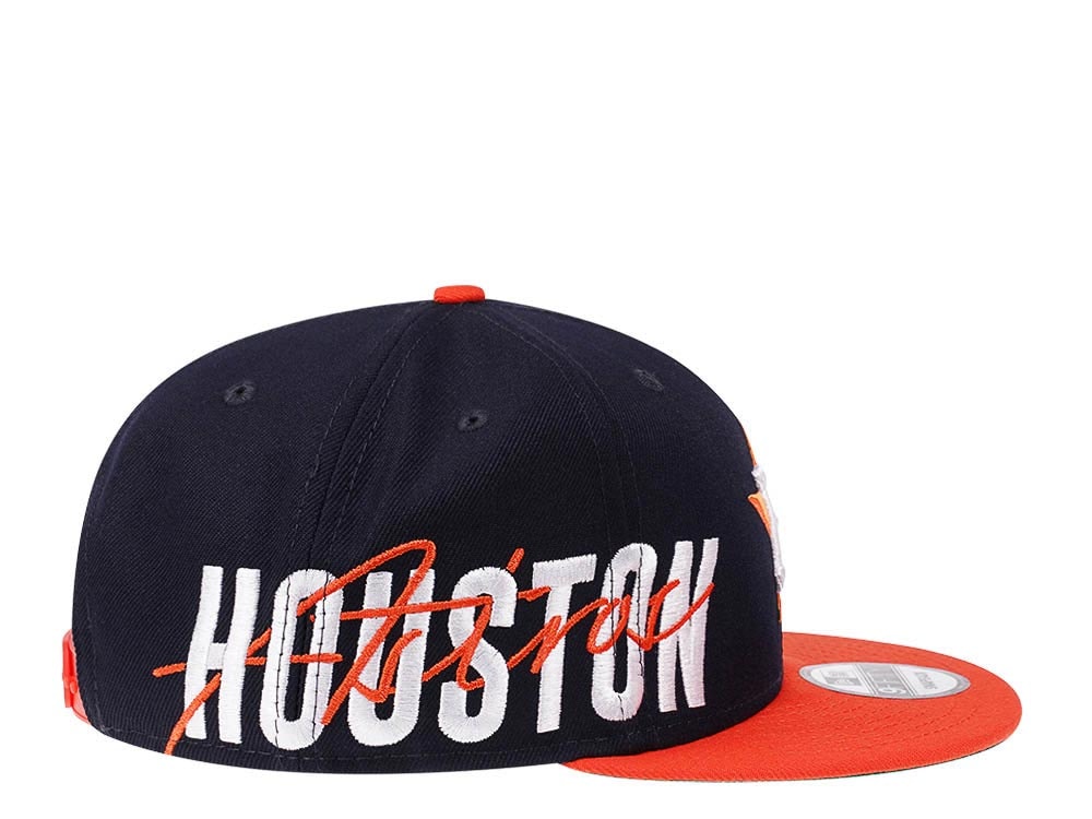 New Era Houston Astros Navy Sidefront Edition 9Fifty Snapback Casquette