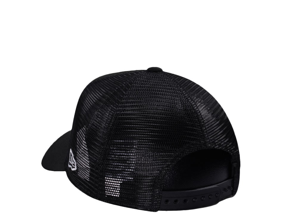 New Era New York Mets Black Classic Edition 9Forty A Frame Trucker Snapback Casquette