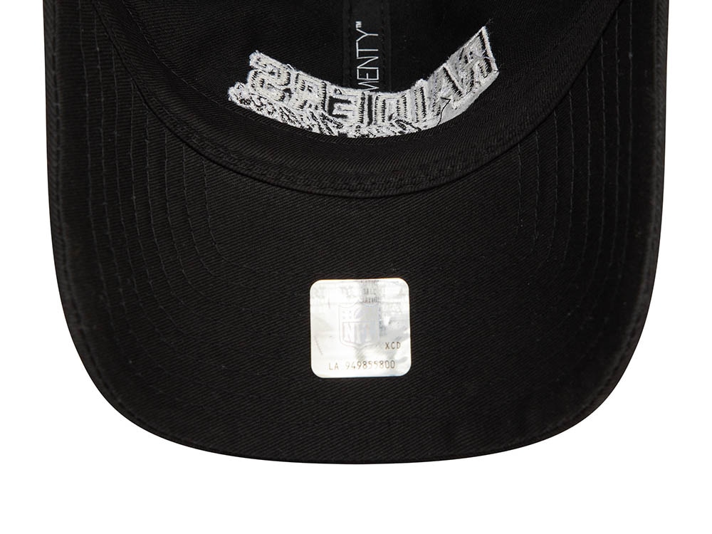 New Era Las Vegas Raiders NFL Script Black 9Twenty Strapback Casquette