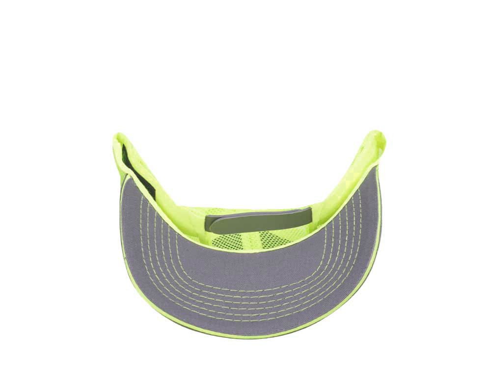 John Deere Twill High Mesh Logo Black Yellow Trucker Snapback Casquette