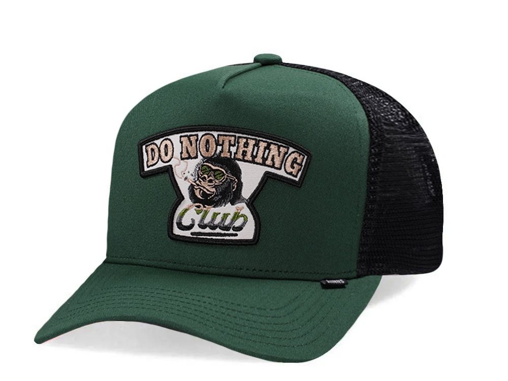 Djinns HFT Do Nothing Club Gorilla Olive Trucker Snapback Casquette
