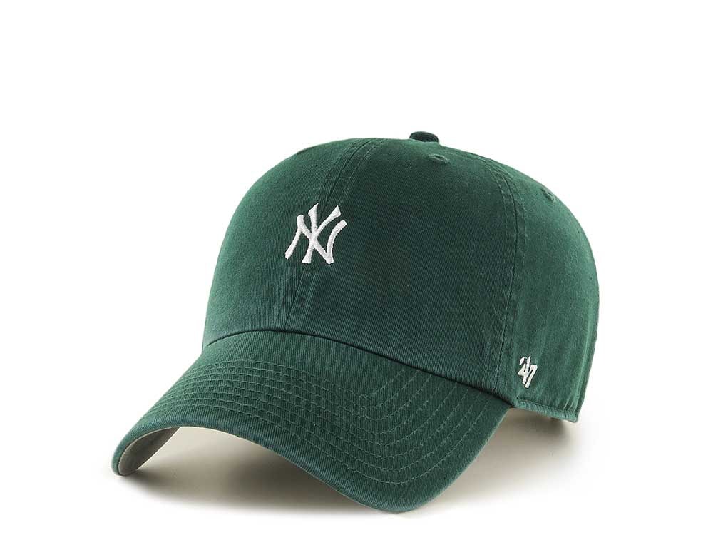 47Brand New York Yankees Dark Green Base Runner Clean up Strapback Casquette