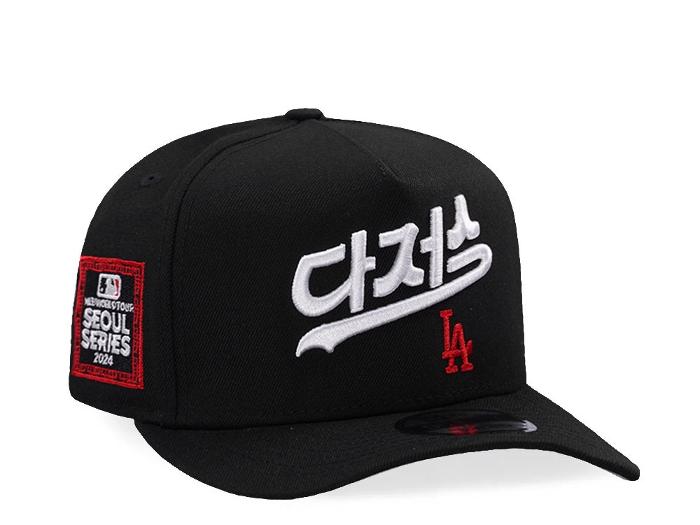 New Era Los Angeles Dodgers Seoul Black Two Tone Edition 9Fifty A Frame Snapback Casquette