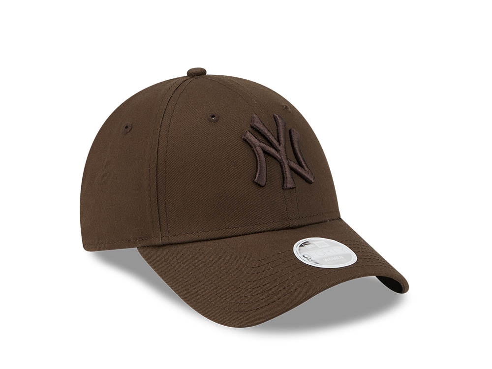 New Era New York Yankees League Essential Brown Womens 9Forty Snapback Casquette