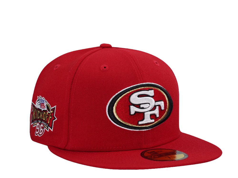 New Era San Francisco 49ers Kickoff 1996 Red Prime Edition 59Fifty Fitted Casquette