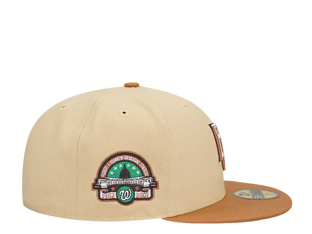 New Era Washington Nationals Stadium Anniversary Throwback Two Tone Edition 59Fifty Fitted Casquette
