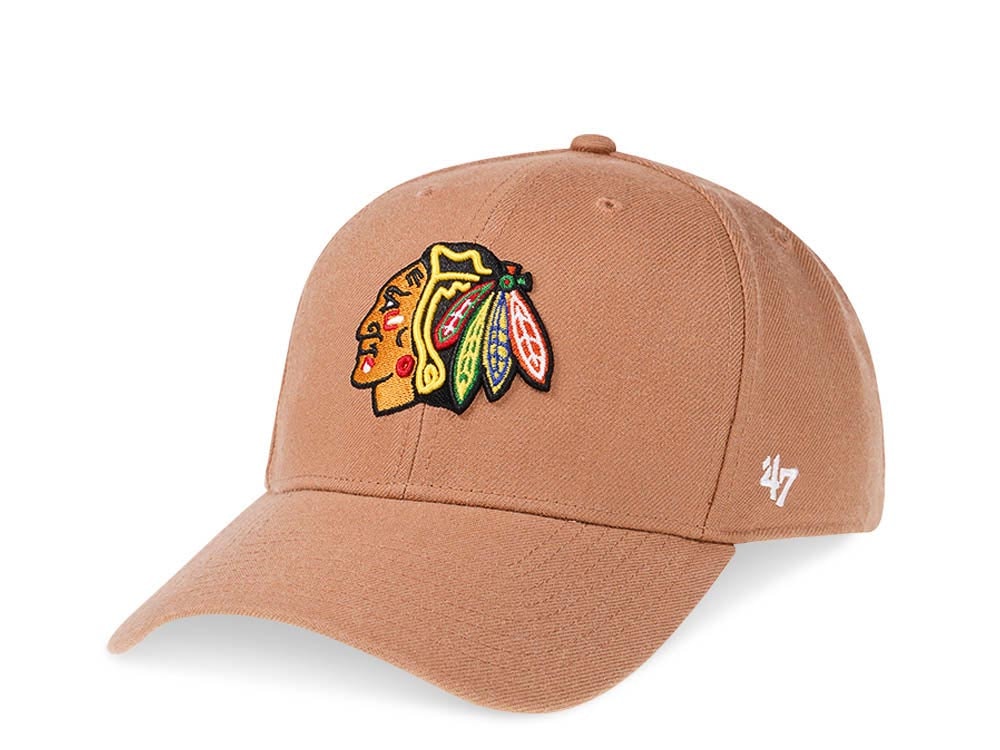 47Brand Chicago Blackhawks Camel Classic Snapback Casquette