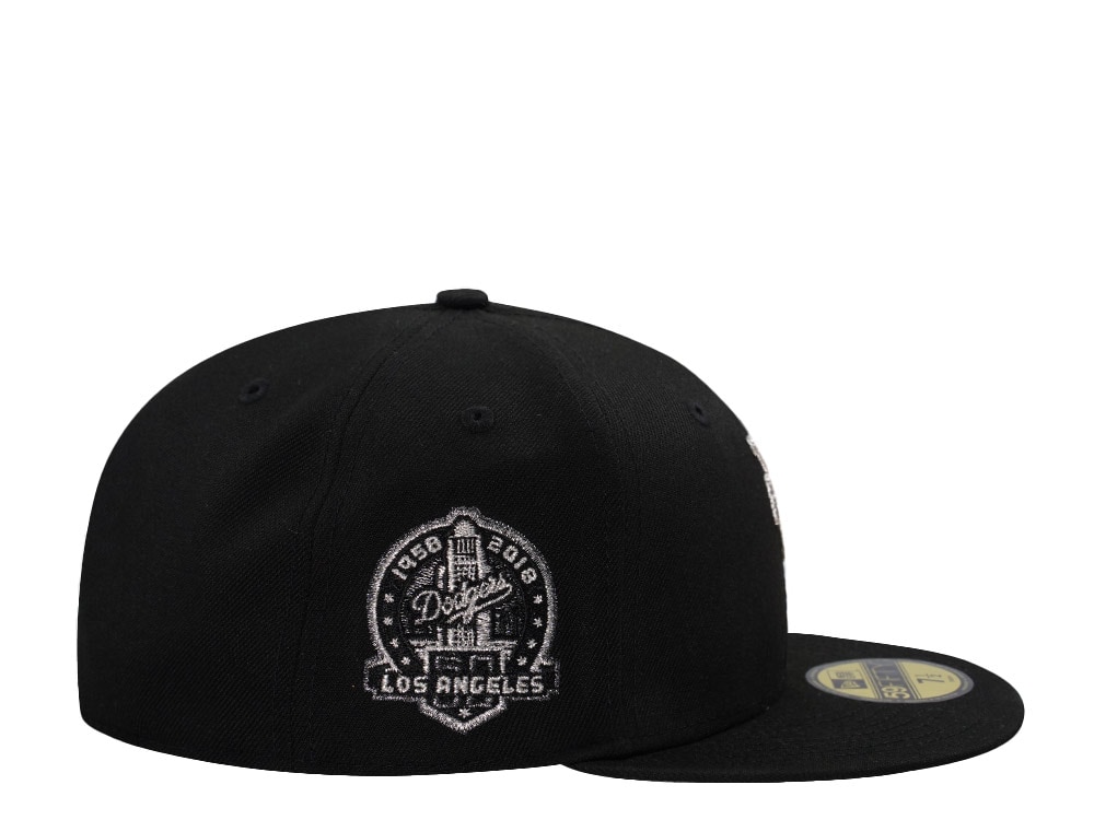 New Era Los Angeles Dodgers 60th Anniversary Upside Down Black Prime Edition 59Fifty Fitted Casquette