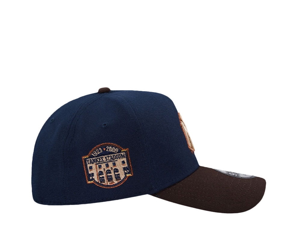 New Era New York Yankees Stadium Patch Ocean Fall Two Tone Edition 9Forty A Frame Snapback Casquette