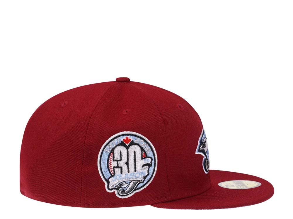 New Era Toronto Blue Jays 30th Season Smooth Red Glacier Blue Paisley Edition 59Fifty Fitted Casquette