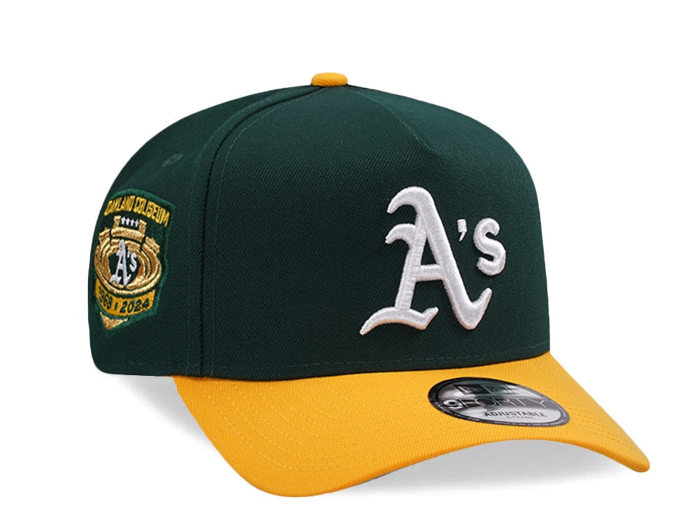 New Era Oakland Athletics Dark Green Two Tone Edition 9Forty A Frame Snapback Casquette