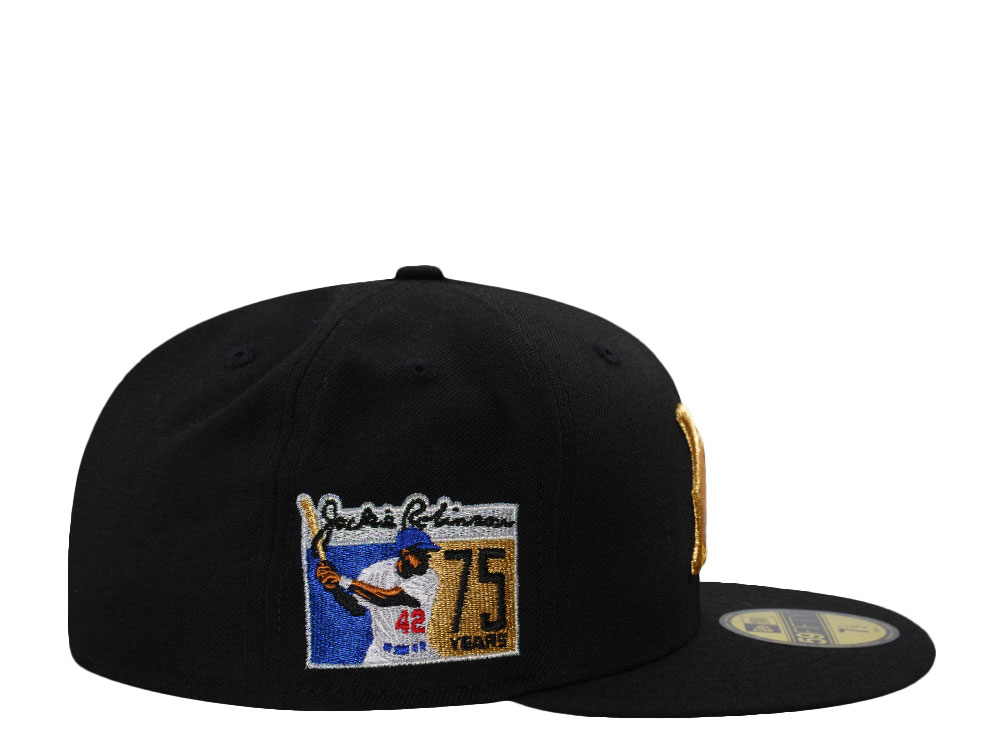 New Era Montreal Royals Jackie Robinson 75 Years Black Wool Edition 59Fifty Fitted Casquette