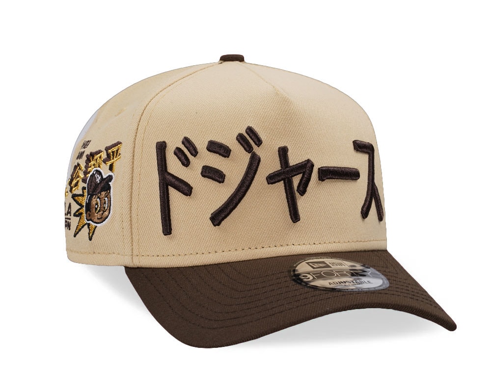 New Era Los Angeles Dodgers Ohtani Vegas Gold Two Tone Edition 9Forty A Frame Snapback Casquette