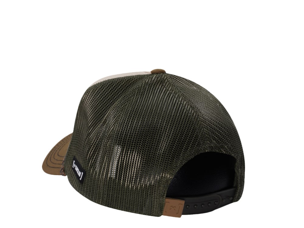 Capslab Harry Potter Hogwarts Flying Lessons Beige Trucker Snapback Casquette