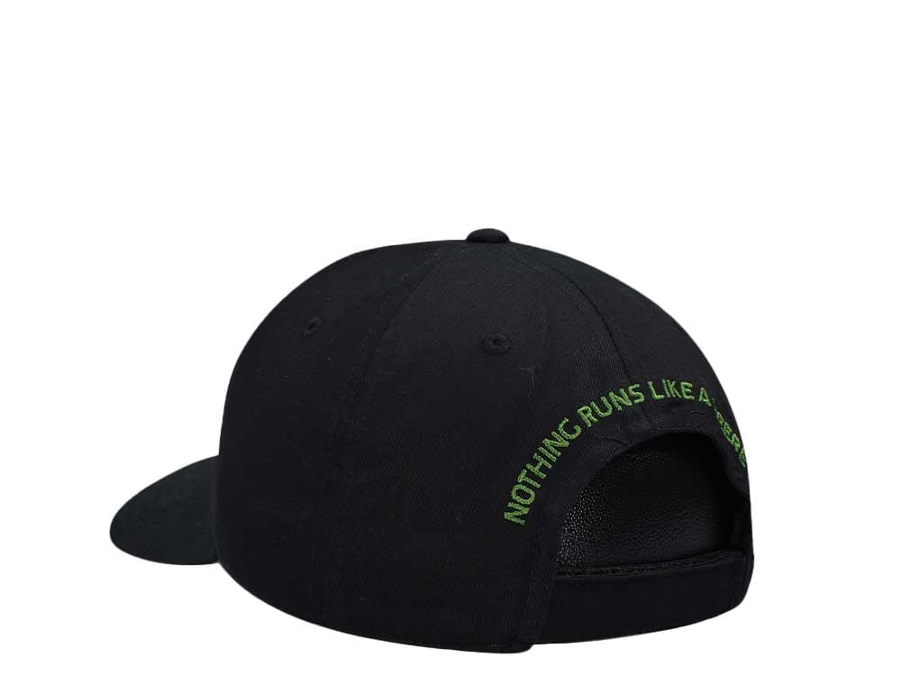 John Deere Logo Classic Cap Black Strapback Casquette