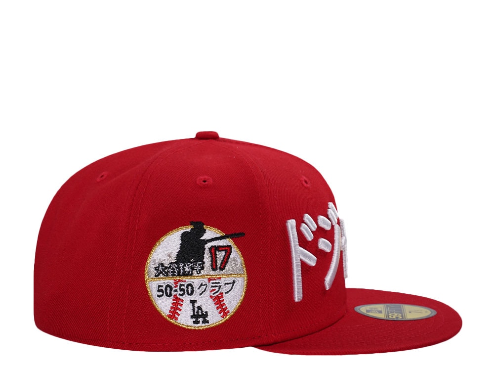 New Era Los Angeles Dodgers Ohtani Red Prime Edition 59Fifty Fitted Casquette