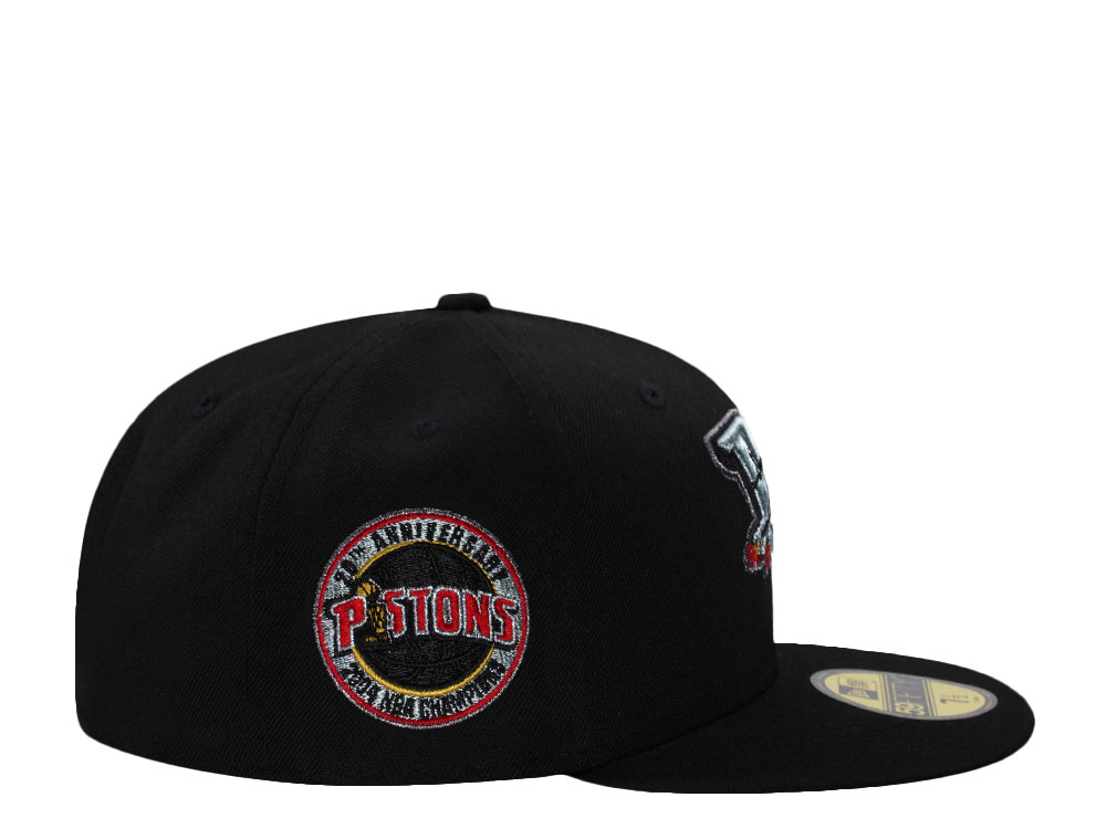 New Era Detroit Pistons 20th Anniversary Black Prime Edition 59Fifty Fitted Casquette