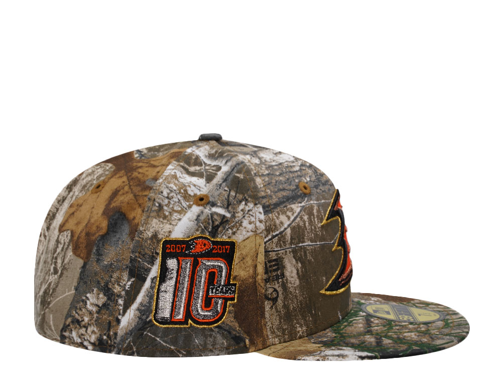 New Era Anaheim Ducks 10th Anniversary Realtree Edition 59Fifty Fitted Casquette