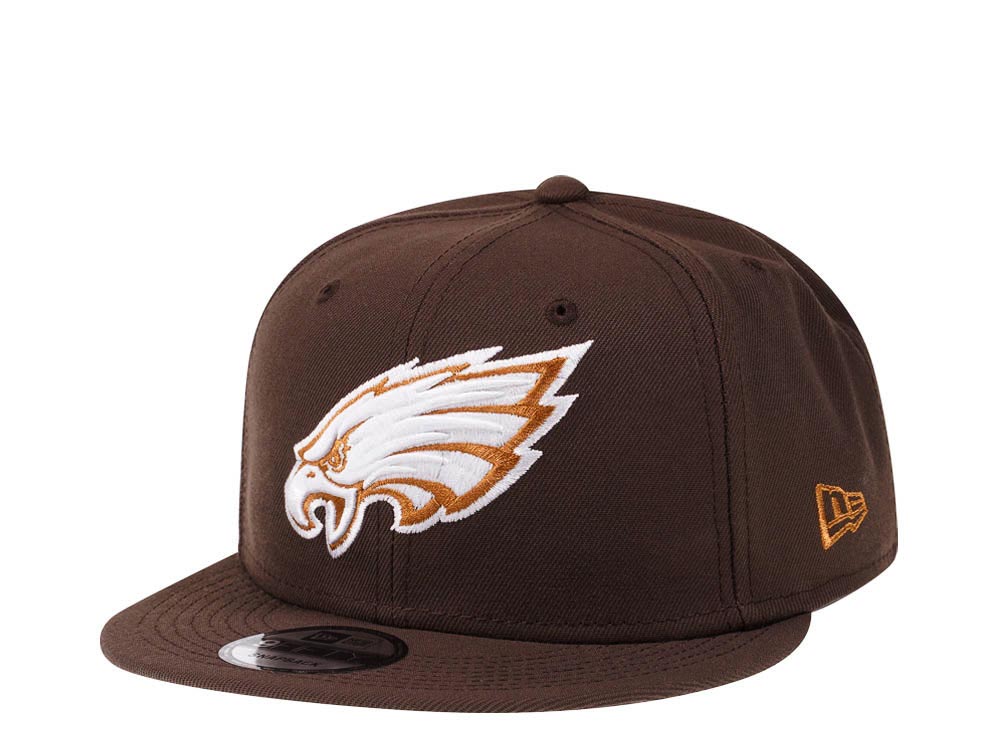 New Era Philadelphia Eagles Brown Caramel Edition 9Fifty Snapback Casquette