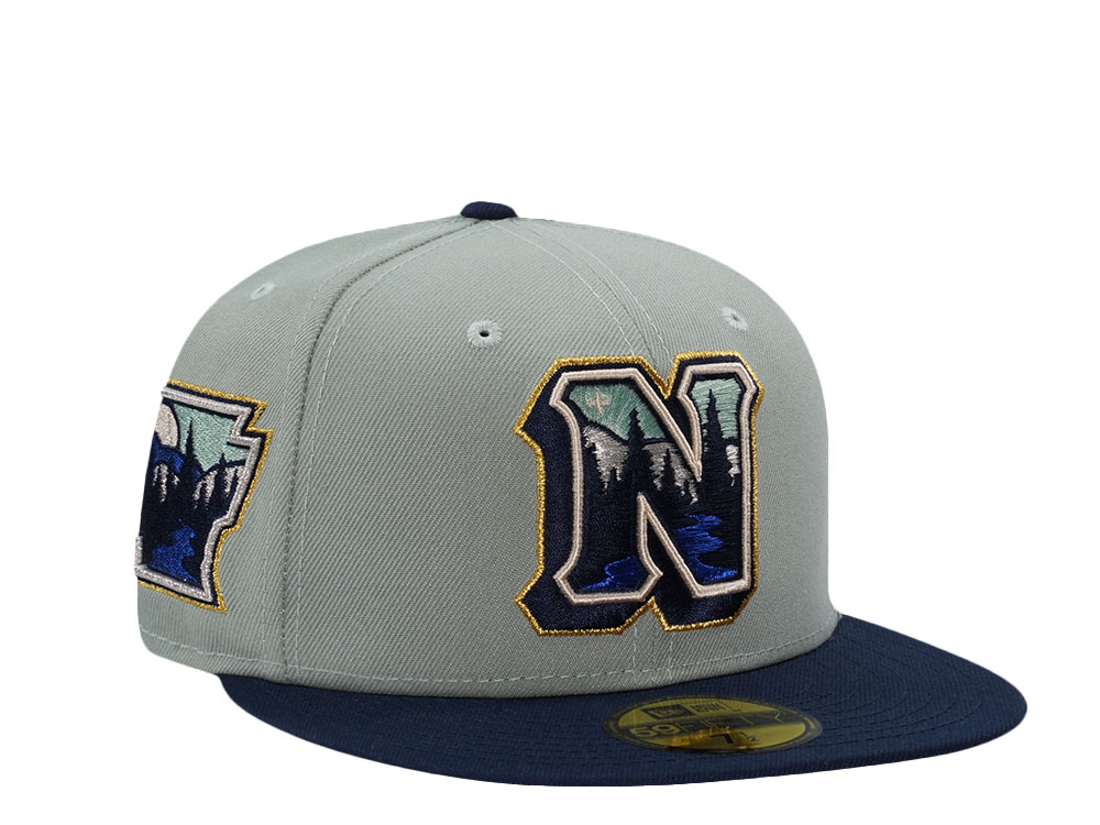 New Era Northwestern Arkansas Naturals Evergreen Two Tone Edition 59Fifty Fitted Casquette
