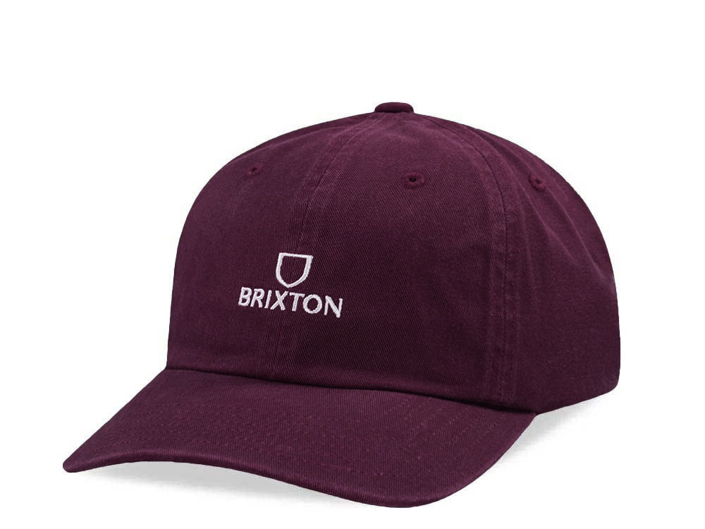 Brixton Logo Red Strapback Casquette