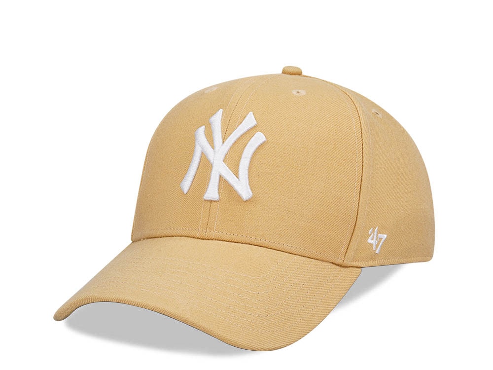 47Brand New York Yankees Light Tan MVP Snapback Casquette