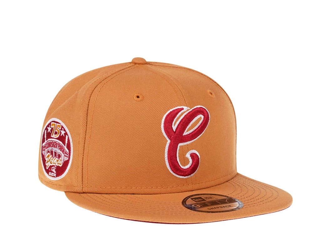 New Era Chicago White Sox 75 Years Comiskey Park Panama Tan Edition 9Fifty Snapback Casquette