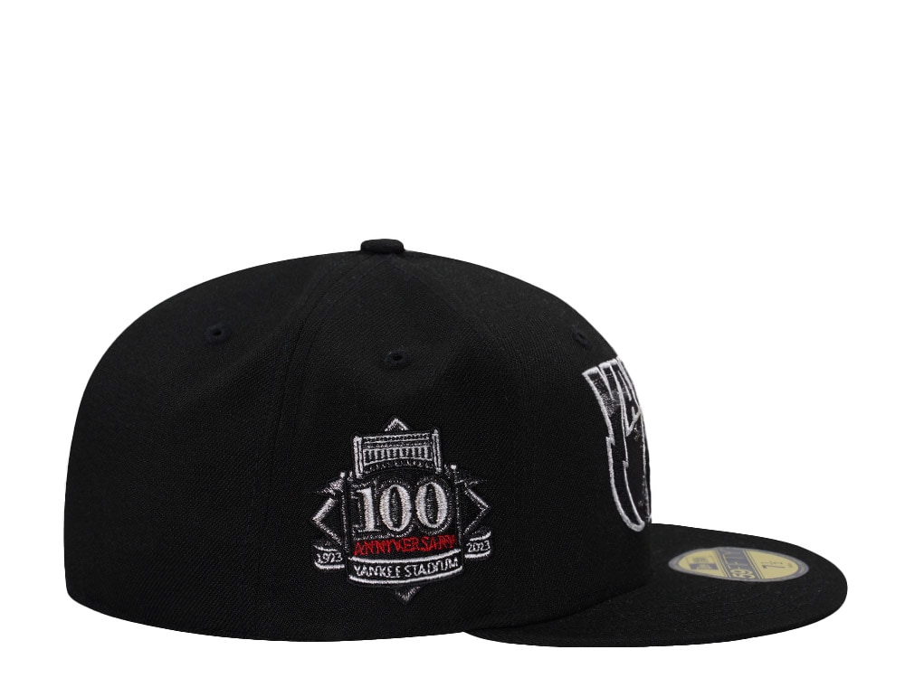 New Era New York Yankees 100th Anniversary Black Prime Edition 59Fifty Fitted Casquette