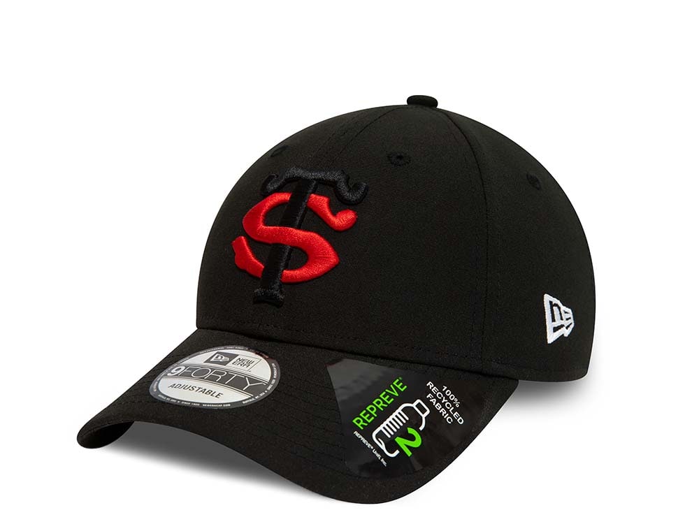 New Era Repreve Stade Toulousain Black 9Forty Strapback Casquette