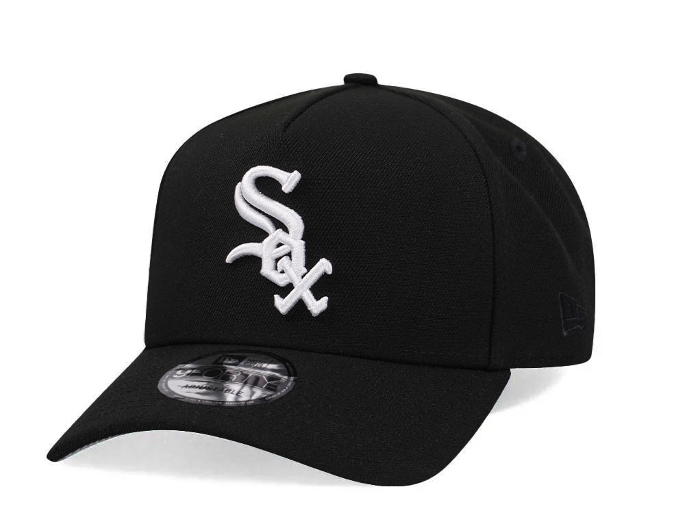 New Era Chicago White Sox Black Classic Edition 9Forty A Frame Snapback Casquette