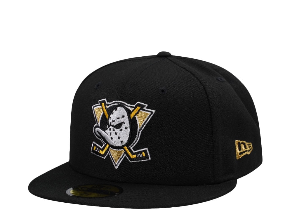 New Era Anaheim Ducks Classic Black Prime Edition 59Fifty Fitted Casquette