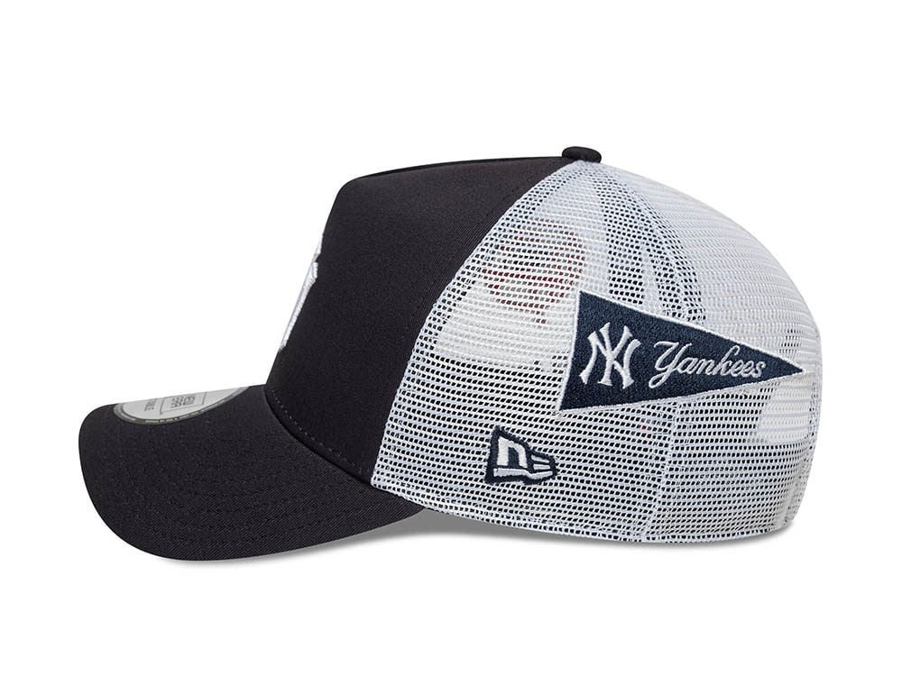 New Era New York Yankees Multi Patch 9Forty A Frame Trucker Snapback Casquette