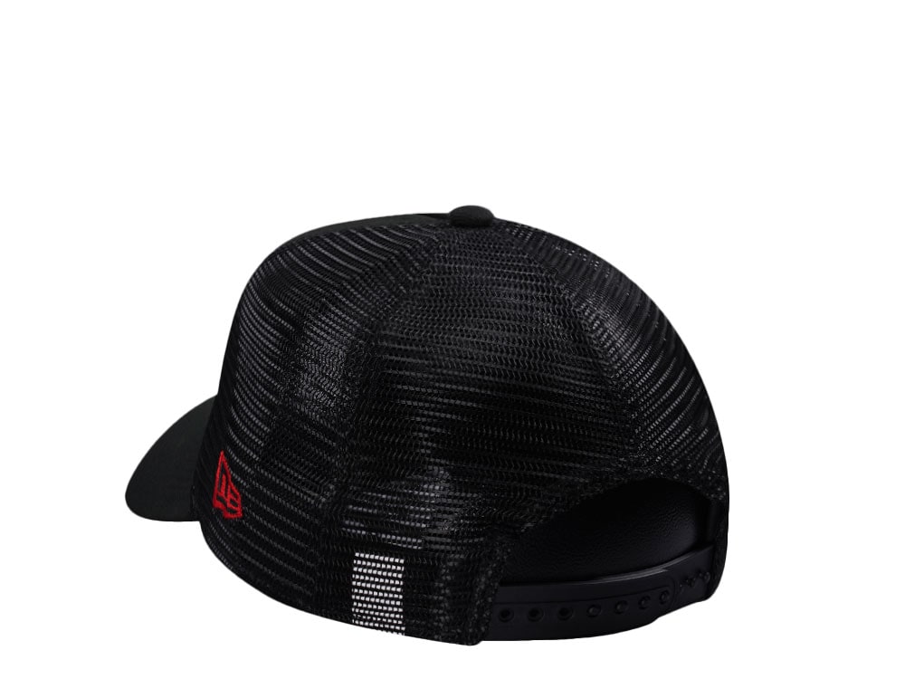 New Era Manchester United Fc Black Classic 9Forty A Frame Trucker Snapback Casquette