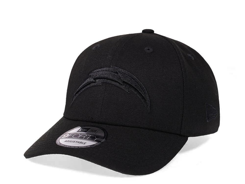 New Era Los Angeles Chargers All Black 9Forty Snapback Casquette