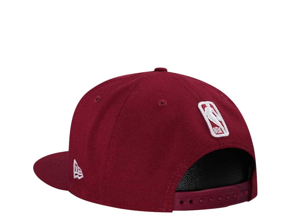 New Era Atlanta Hawks Maroon Classic Edition 9Fifty Snapback Casquette
