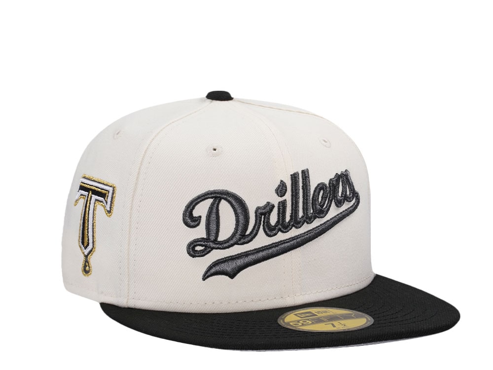 New Era Tulsa Drillers Chrome Black Prime Two Tone Edition 59Fifty Fitted Casquette