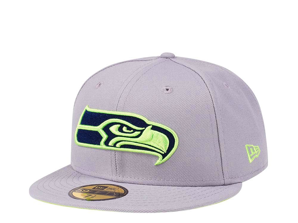 New Era Seattle Seahawks Grey meets Green Edition 59Fifty Fitted Casquette