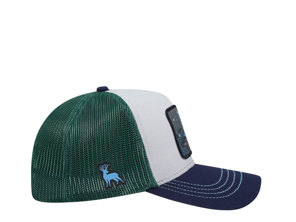 Capslab Fantastic Beasts Forest White Green Blue Trucker Snapback Casquette