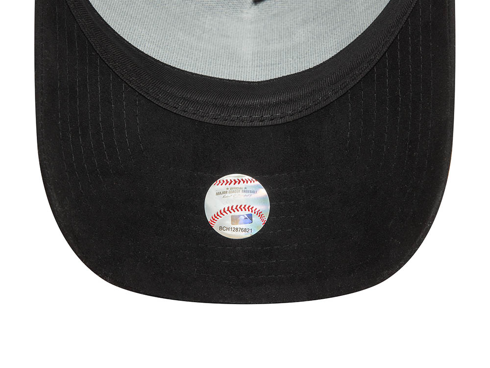 New Era New York Yankees Faux Suede Edition Black 9Forty A Frame Snapback Casquette